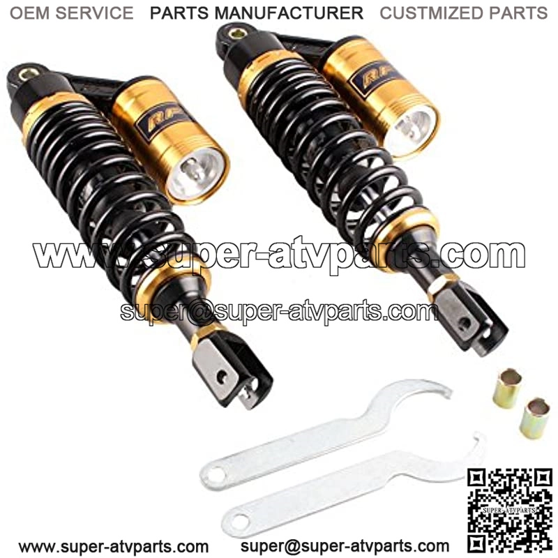 12.5" 320mm Motorcycle Shock Absorbers Clevis End Universal Fit 125cc-200cc Honda Suzuki Yamaha Kawasaki ATV Go Kart Quad Dirt Sport Bikes - Image 3