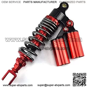 Motorcycle Shock Absorber Universal 320mm Modified Double Gas Cylinders Rear Shock Rear Suspension Fit for ATV Pit Dirt Bike Scooter Motorcycle Shock Absorber (Color : Fork)