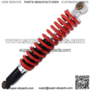 350mm/13.8in Rear Shock Absorber Universal Fit for Dune Buggy Quad Dirt Bike ATV Aluminium Alloy Shock Spring Suspension Motorcycle Shock Absorber Rear Motorcycle Shock Absorber (Color : Red)