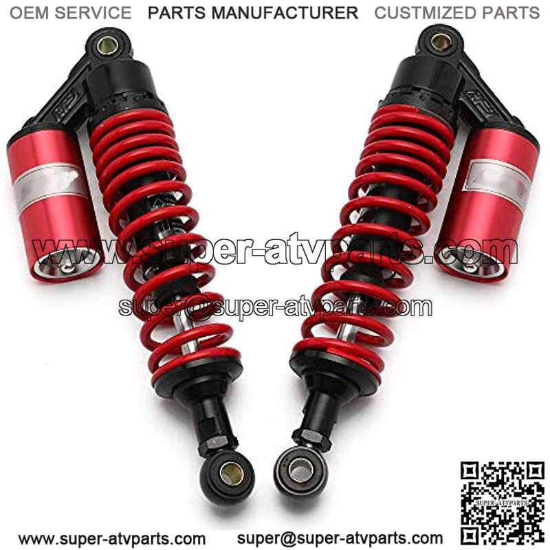 12.5" 320mm Motorcycle Universal Springs Air Suspension Adjustable Rear Gas Shock Absorbers For Honda Kawasaki Suzuki Yamaha BMW Aprilia Triumph Benelli (Red),+ - Image 3
