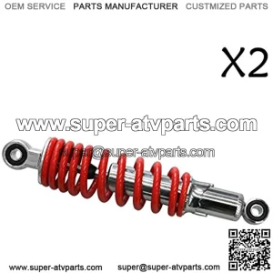 2Pcs 290mm 11.4" Rear Shock Absorber Suspension Sensa-Trac Load for Quad ATV Go Kart Buggy