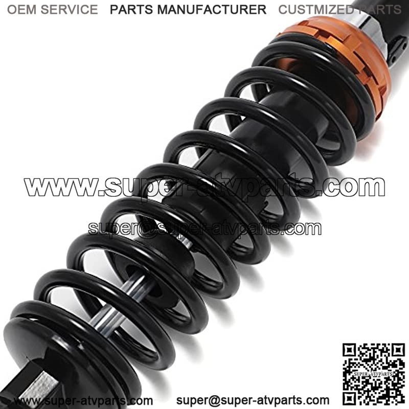 12.5" 320mm Motorcycle Universal Springs Suspension Adjustable Rear Shock Absorbers For Honda Kawasaki Suzuki Yamaha Aprilia Triumph BMW Benelli (Black) - Image 4