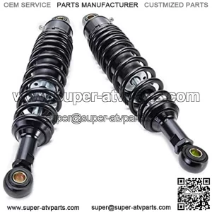 Motorcycle Rear Damper 2pcs 340mm Black Fit for Motorcycle Dirt Street Motor Bike ATV Quad Rear Shock Absorber Rear Suspension Bumper D30 Motorcycle Shock Absorber