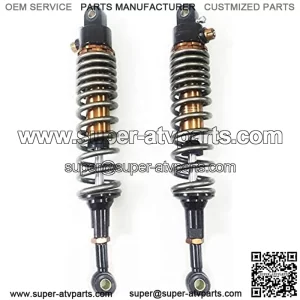 One Pair 400mm 410mm 420mm 430mm 440mm 450mm Motorcycle Shock Absorber Rear Suspension Fit for YMAHA Suzuki Kawasaki ATV,Air Shock Absorber Rear Suspension Shock Absorbers (Color : 420mm)
