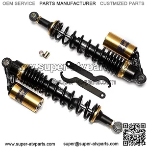 Motorcycle shocks 280mm 320mm 340mm 360mm 380mm 400mm 440mm Motorcycle Air Shock Absorber Rear Suspension ATV Quad Scooter Dirt Bike Motor D30 Motorcycle Shock Absorber Rear ( Color : M99 15 2 280mm )