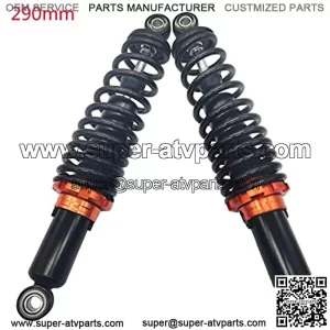 270mm 10.63"-290mm 11.42" Motorcycle Rear Shock Absorber for Pit Dirt Bike Quad ATV Go Kart Buggy Honda Suzuki Yamaha Kawasaki Motorcycle (290mm)