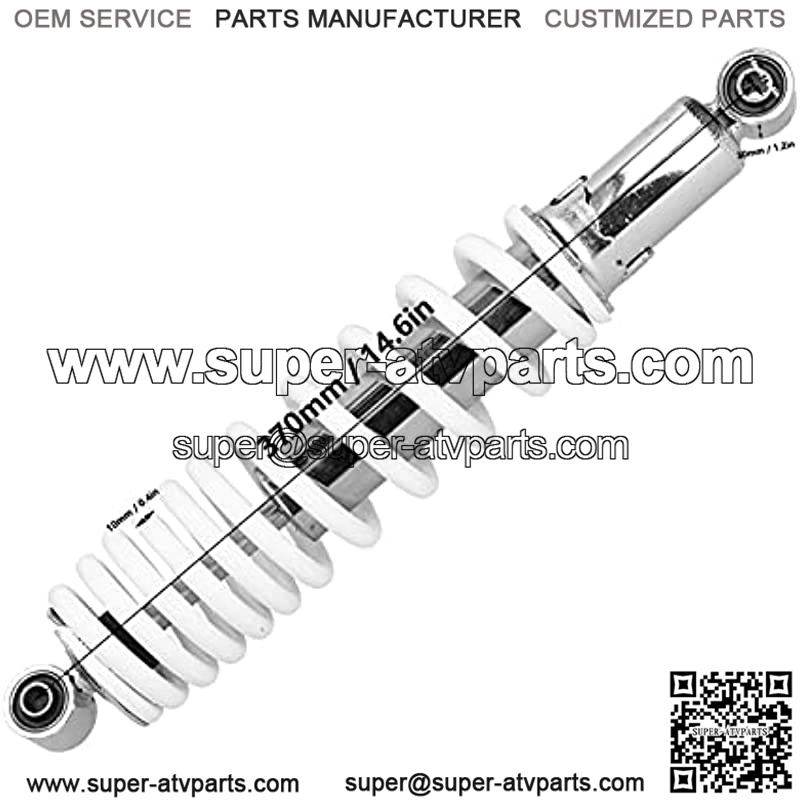 01 Rear Suspension Damper, Shock Absorption Management Suspension Spring 14.6in for ATV for Motorcycle - Image 3