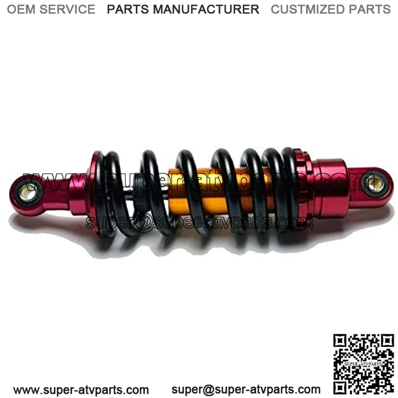 295mm 11.6" Rear Shock Absorber Suspension Motorcycle Spring 980lbs for 110cc 140cc 150cc Dirt Pit Bike ATV Scooter Quad Motorcycle Rear Spring Shock Absorber Motorcycle Shock Absorber