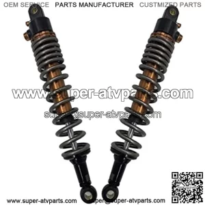 340mm 350mm 360mm 370mm 380mm 400mm 8mm Spring Motorcycle Shock Absorbers Fit For Yamaha Suzuki Kawasaki Dirt Gokart ATV??ATV motorcycle shock absorber Motorcycle suspension ( Color : 400mm Titanium )