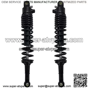 Shock Absorber Rear Suspension One Pair 400mm 410mm 420mm 430mm 440mm 450mm Motorcycle Shock Absorber Rear Suspension Fit For YMAHA SUZUKI Kawasaki ATV Motorcycle Suspension Strut ( Color : 420mm )