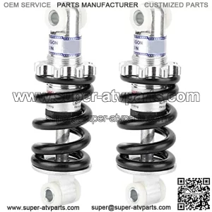 Amortiguador de choque, 2 piezas 125 mm 750LBS Amortiguador de choque trasero para ATV Go-Kart Scooter 49cc