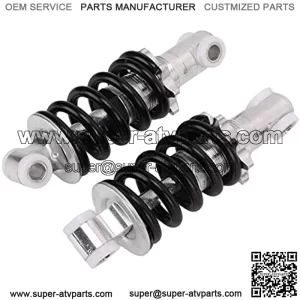 Amortiguador de choque de bicicleta, 2 piezas de 400 libras de carga, 4.9 pulgadas, amortiguador de motocicleta ajustable de alta dureza para scooter el??ctrico de 47 cc 49 cc Super Minimoto