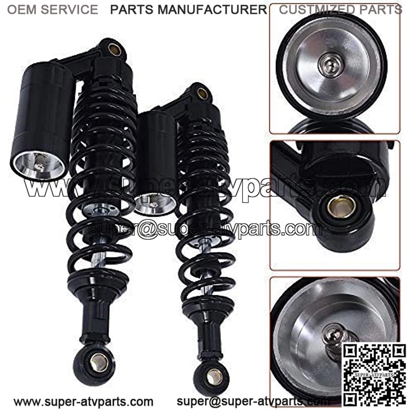 2 pack Rear Shock Absorbers Fits for Honda Yamaha for most 150cc-750cc Sport bikes and Dirt Bikes, Go-kart and Moped Quad - Image 2