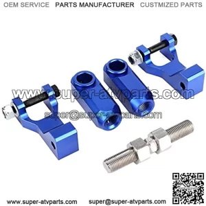 Front Lowering Kit, ATV Adjustable Front Rear Lowering Kit 1in/2in/3in/4in Fits for Yamaha Raptor 350 660 700(Blue)