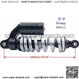 260mm Air Shock Absorber Rear Suspension for 50cc 70cc 110cc 125cc taotao Dirt Bike ATV Quad Motorcycle