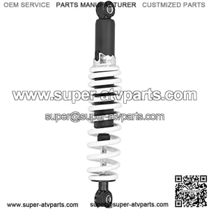 Motorcycle Rear S-hock Absorbers,305mm/12in White + Black Rear Shock Damper Aluminum Alloy Spring, for Motorcycles, ATVs, Off-road Vehicles, Scooters