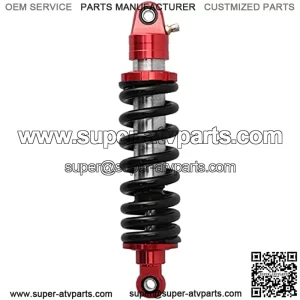 Shock Absorber, 11.4 inch Universal Shocks Struts Rear Suspension Damper Adjustable Damping for Motorbike ATV Go Karts Black Red atv shocks