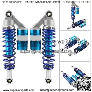 1 Pair Motorcycle 320mm Blue Air Shocks Rear Suspension ATV UTV Shocks For Honda, For Suzuki, For Yamaha, For
