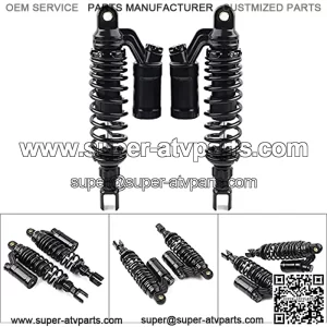 Motorcycle 1 Pair 320mm 12.5" Air Shocks ATV Shock Absorber UTV Shocks with Clevis End For Honda, For , For Yamaha ATV UTV Go Kart Quad Dirt Bikes