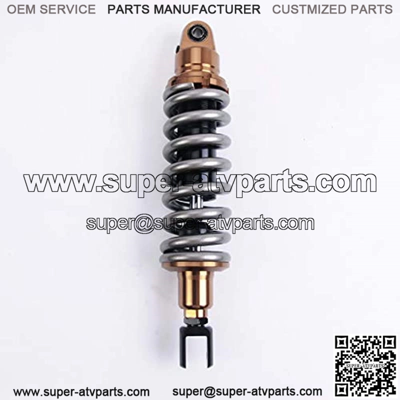 1 Piece Shock Absorber 290mm 11.4 inches Fork Clevis Motorcycle Replacement Universal for Scooter Atv Quad Dirt Sport Bike Go Kart Suzuki Yamaha Grey