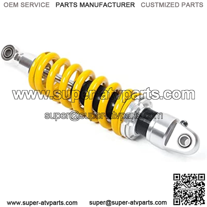 1 Piece Shock Absorber 350mm 13.8 inches Round Ends Motorcycle Replacement Universal for Scooter Atv Quad Dirt Sport Bike Go Kart Suzuki Yamaha Yellow - Image 3