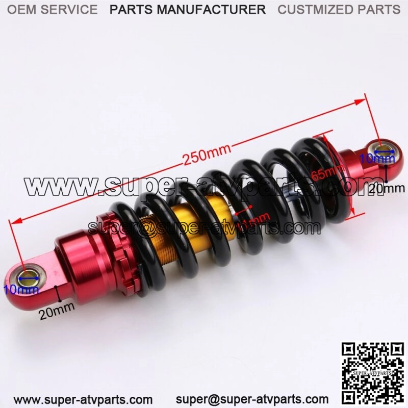 250mm 9.8" Rear Shock Absorber Suspension Pit Dirt Bike ATV QUAD Atomik KLX CRF - Image 3