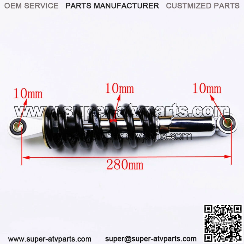 280mm 11" Rear Shock Absorber ATV Quad Dirt Pit Bike 110 125cc 150cc 160cc 200cc - Image 2