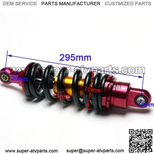 295mm 11.6" Rear Shock Absorber ATV Pit Dirt Bike Taotao Coolster 125cc 150c 110