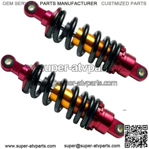 2x 10.5" 270mm Rear Shock Absorber Dirt Pit Bike ATV SSR Coolster 110cc 125cc