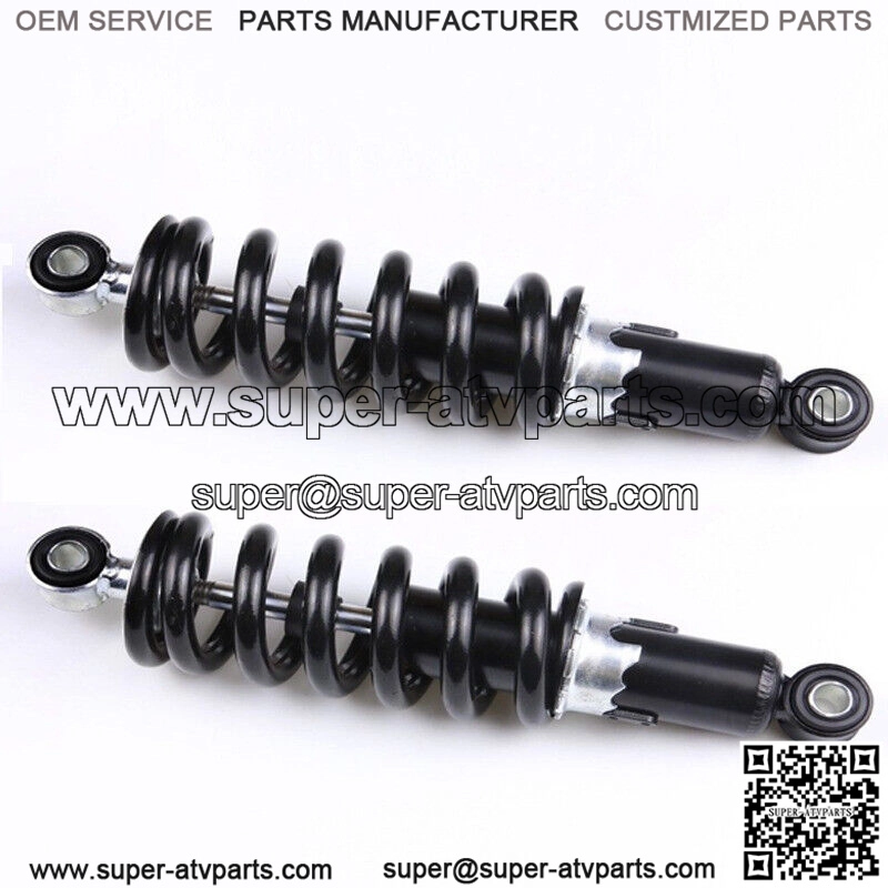 2x 250mm 9.8" Rear Shock Absorber Dirt Pit Bike Trail ATV Quad 110cc 125cc 140cc