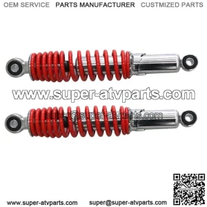 2x 250mm Front Shock Absorber For ATV Quad Buggy Dirt Bike Go Kart 110cc 125cc
