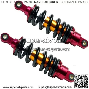 2x 800lbs 270mm Rear Shock Absorber for ATV Quad Buggy Dirt Pit Bike KLX110 CRF