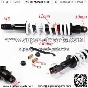 430mm 17" Rear Shock Absorber Suspension 200cc 250cc Motorcycle Dirt Pit Bike
