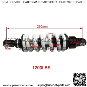 290mm Rear Shock Absorber Suspension 1200lb 125cc 150cc 160cc Pit Dirt Bike