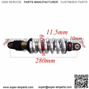 850LB 280mm Rear Shock Absorber Suspension 125cc 150cc 160cc KLX CRF70 TTR