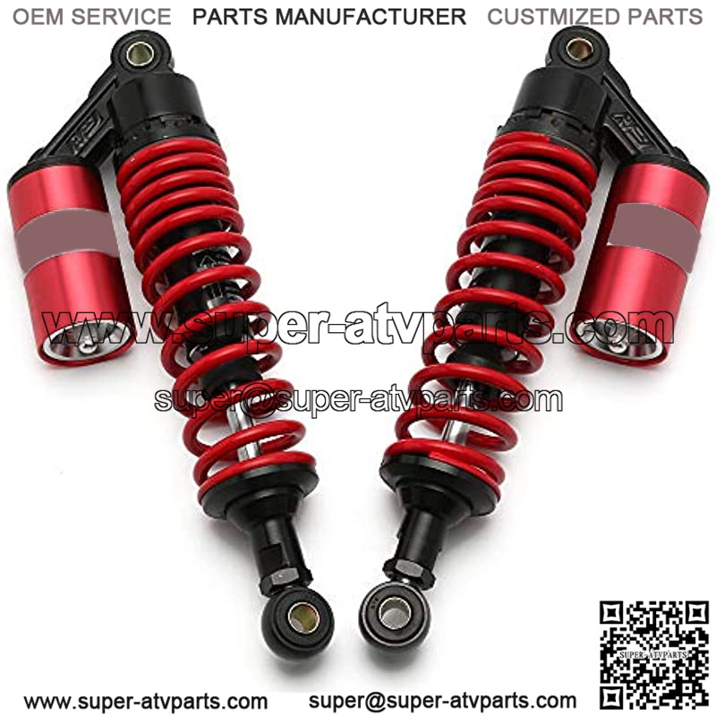 12.5" 320mm Motorcycle Universal Springs Air Suspension Adjustable Rear Gas Shock Absorbers For Honda Kawasaki Suzuki Yamaha BMW Aprilia Triumph Benelli (Red) - Image 3