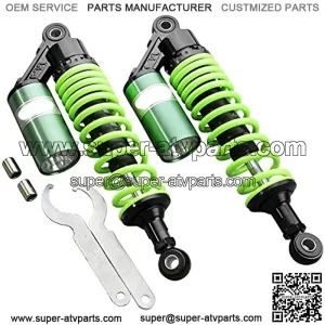 Motorcycle 12.5" 320mm Shock Absorbers Rear Suspension Universal For Yamaha Honda Kawasaki Suzuki ATV Go Kart Quad Dirt Sport Bikes Green