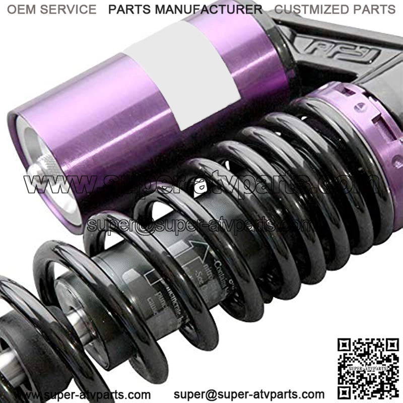 12.5inch 320mm Motorcycle Shock Absorbers Rear Suspension Universal for Honda Suzuki Yamaha Kawasaki ATV Go Kart Quad Dirt Sport Bikes Black Purple(A Pair) - Image 2