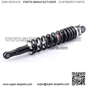 Motorcycle 430mm 16.92inch Air Shock Absorbers Rear Suspension Universal Fit For Kawasaki Honda Suzuki Yamaha ATV Go Kart Quad Dirt Sport Bikes Black Silver 1Piece