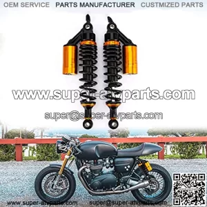 2pcs 320mm motorcycle universal shock absorber, adjustable air reservoir, Load 440 lbs/200kg, Fit for Honda Suzuki Yamaha Kawasaki ATV to go-kart four dirty sports bike Amoy ATV 125 repair car