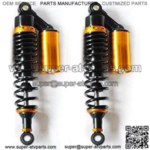 320mm 340mm 360mm Universal Shock Absorbers Fit For Yamaha Fit For Suzuki/Kawasaki/Dirt bikes/ Gokart/ATV/Motorcycles and Quad??Motorcycle air shock absorber Motorcycle suspension ( Color : 360mm )