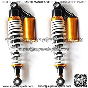 Absorber Suspension Spring Scooter 320mm 340mm 360mm Universal Shock Absorbers Fit For Yamaha/ Fit For Suzuki/ Fit For Kawasaki/Dirt bikes/ Gokart/ATV/Motorcycles and Quad,Motorcycle air shock absorbe