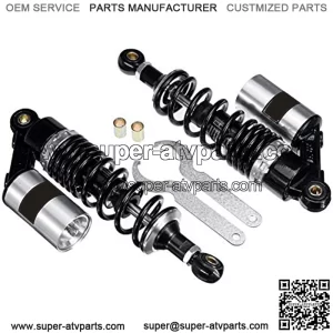 Absorber Suspension Spring Scooter Motorcycle Suspension Strut Universal 280/320/340/360/380/400mm Motorcycle Air Shock Absorber Rear Suspension Fit For Suzuki/Fit For Yamaha Fit For Scooter ATV Quad