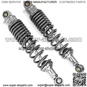 Motorcycle Air Shock Rear Shock 330mm Universal Motorcycle Air Shock Absorber Rear Suspension Fit for Yamaha Fit for Hionda ATV Quad Dirt Bike 110cc-140cc (Color : Silver)
