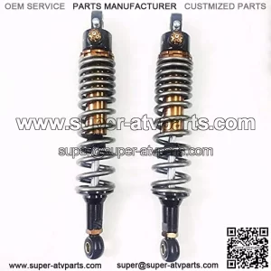 Motorcycle Air Shock Rear Shock 340MM 350MM 360MM 380MM Motorcycle Suspension Shock Absorbers Fit for Yamaha Suzuki Kawasaki Dirt Bikes Gokart ATV (Color : A-350mm)
