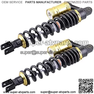 420mm Motorcycle Air Shock Absorbers Rear Suspension Universal Clevis |??27mm 320LBS Fit For Kawasaki Honda Suzuki Yamaha ATV Go Kart Quad Dirt Sport Bikes Eye to Clevis 1Pair