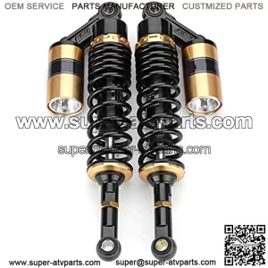 Spring Assemblies Motorcycle Shock Absorber 2pcs Universal Motorcycle Motorbike 360mm 14" Rear Air Shock Absorbers Suspension Fit for Yamaha/Fit for Scooter Fit for ATV Quad (Color : Style B)