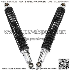 Spring Assemblies Motorcycle Shock Absorber RFY Universal 400mm 15.75" Motorcycle Air Shock Absorber Rear Suspension Fit for Yamaha Motor Scooter ATV Quad Black