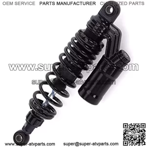 Shock Absorbers Rear Shock 320/340/ 360mm Universal Motorcycle Scooter Damping Adjustable Rear Shock Absorbers Fit for Yamaha Suzuki Kawasaki ATV Black (Color : 360mm 1pair)