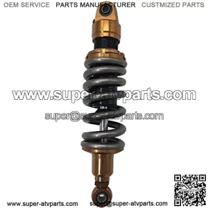 Shock Absorbers Shock Absorbers 245MM 265MM 285MM 305MM 325MM 345MM 365MM 385MM Motorcycle Rear Shock Absorber Fit for Yamaha Suzuki Kawasaki BMW ATV (Color : 385MM Titanium)